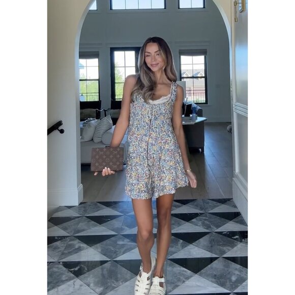 FREE PEOPLE Ellia Printed Set in Primary Combo Size Medium NWT - Picture 1 of 15